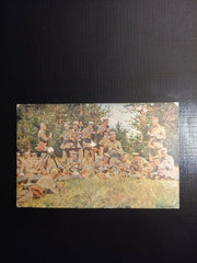 Soldaten - Waisenkinder  Korrespondenzkarte 400322 gr
