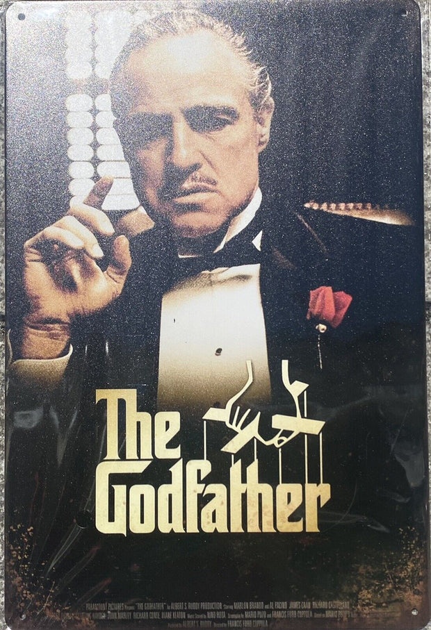 The Godfather Der Pate Schild  30x20 70000
