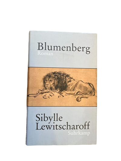 2013 Sibylle Lewitscharoff BLUMENBERG ROMAN HC Suhrkamp Verlag