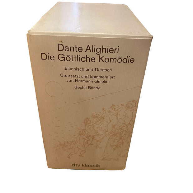 5584 Dante Alighieri DIE GÖTTLICHE KOMÖDIE. ITALIENISCH UND DEUTSCH. 6 Bde