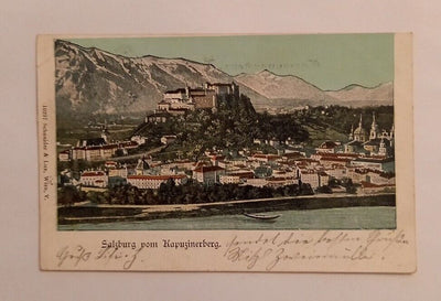 Salzburg mit Festung Österreich 600089A gr