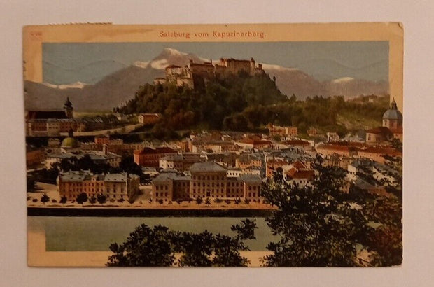 Salzburg mit Festung Österreich 600091A gr