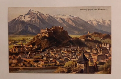 Salzburg gegen den Untersberg Österreich 600073A gr