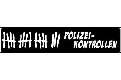 Schild Polizei Kontrollen Polizist Auto Fahndung Papiere 46 x 10 Blech od. Holz