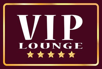Schild VIP Lounge 12x18 / 20x30 / 30x40 Blech od. Holz