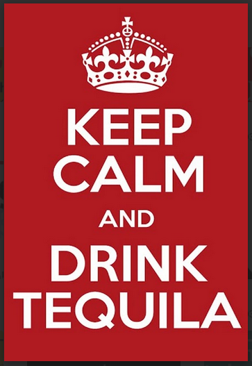 Schild Keep Calm and drink Tequila 12x18 / 20x30 / 30x40 Blech od. Holz