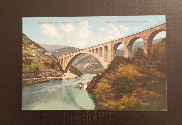 Isonzobrücke Bei Salcano Görz Ga