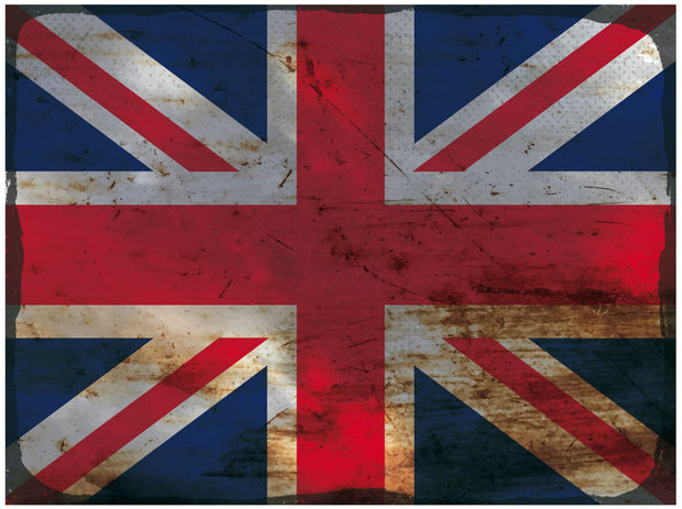 Schild Spruch Nationalflagge Großbritannien JW